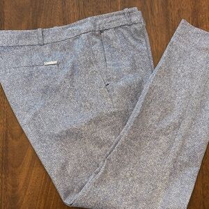 Michael Kors Women's Black and White Herringbone Pants